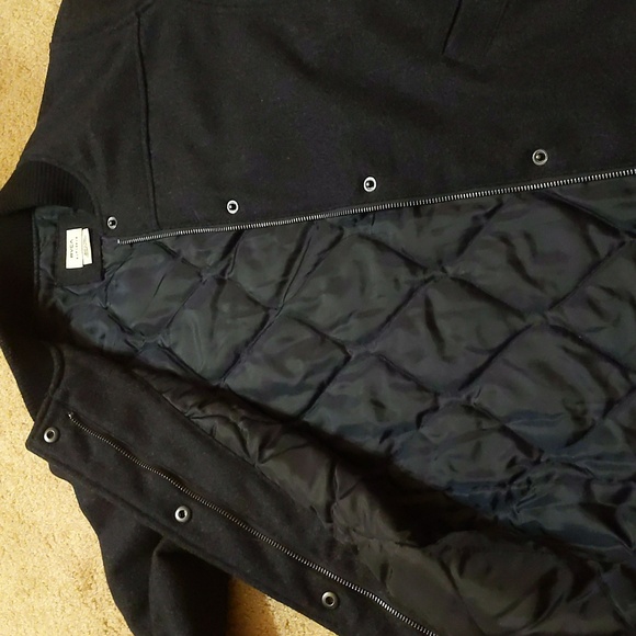 RVCA women's small navy wool blend coat - Picture 4 of 5